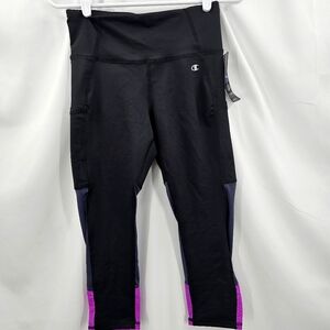 NWT Champion Performance Vapor With X-Temp High Waisted Capri Leggings Size‎ S.